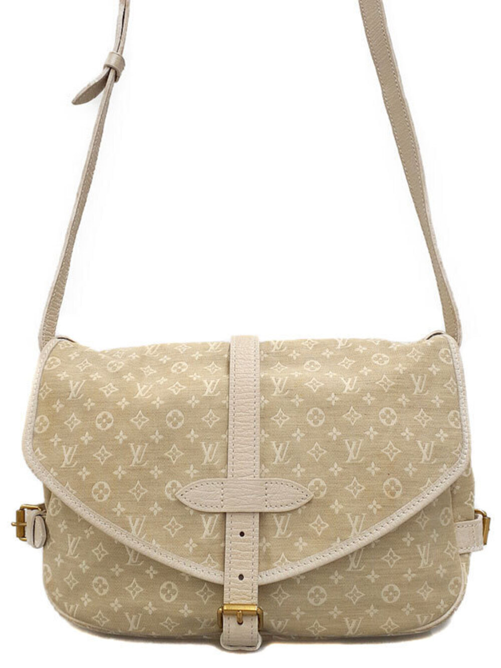 Louis Vuitton Monogram Lin Saumur Shoulder Bag